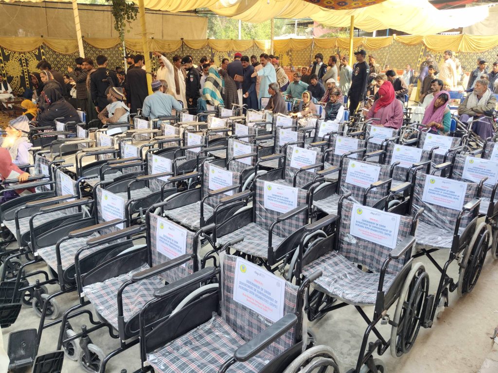 NDF Pakistan Distributes 200 Assistive Devices In Sanghar